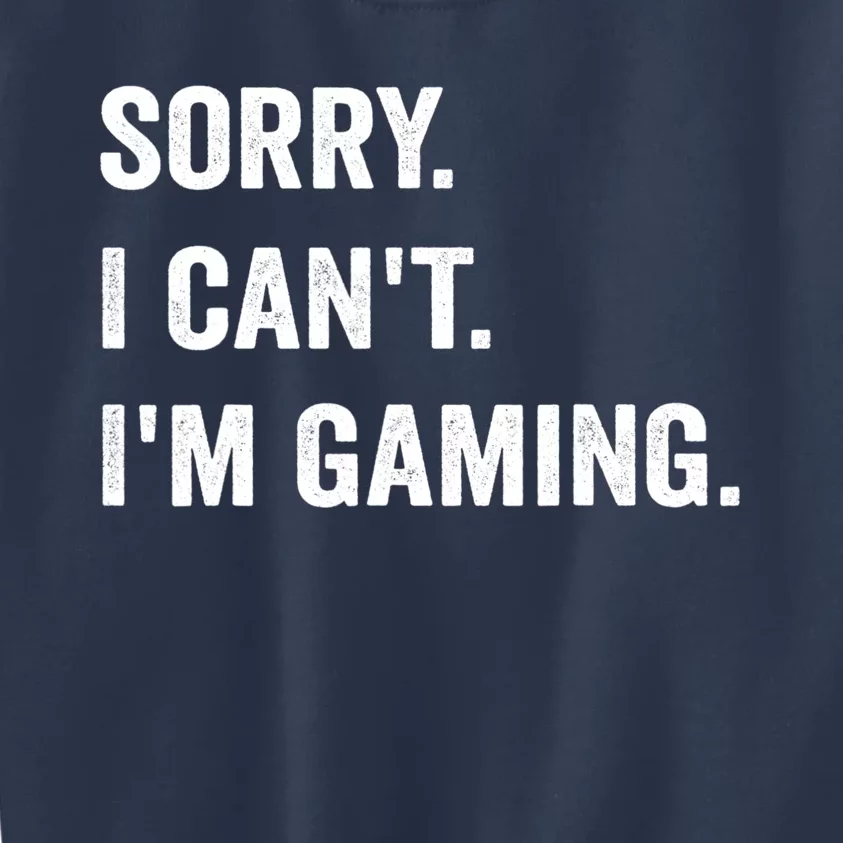 I'm Gaming Video Games Funny Gamer Gift For Boys Teen Kids Sweatshirt