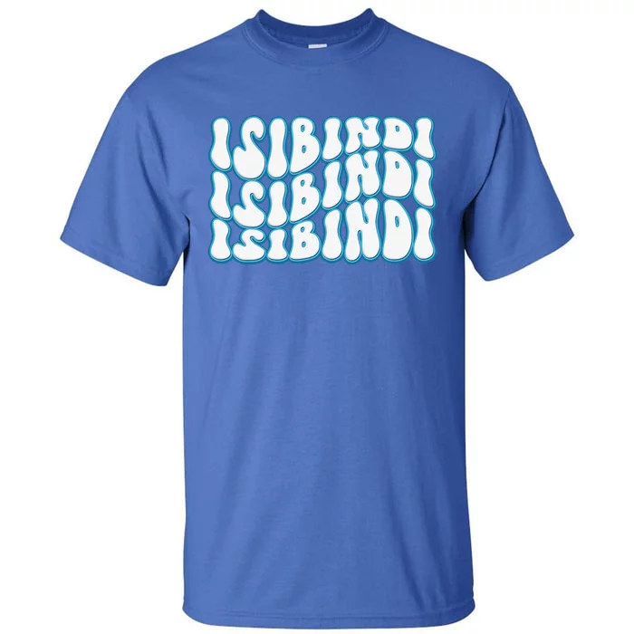 Isibindi Groovy Wavy Style School Spirit Wear Tall T-Shirt