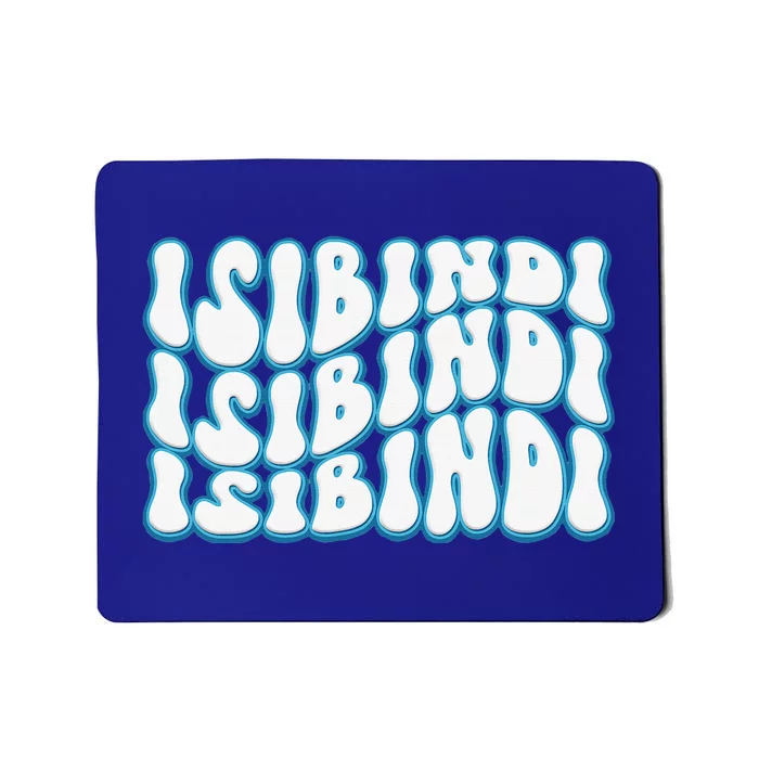 Isibindi Groovy Wavy Style School Spirit Wear Mousepad