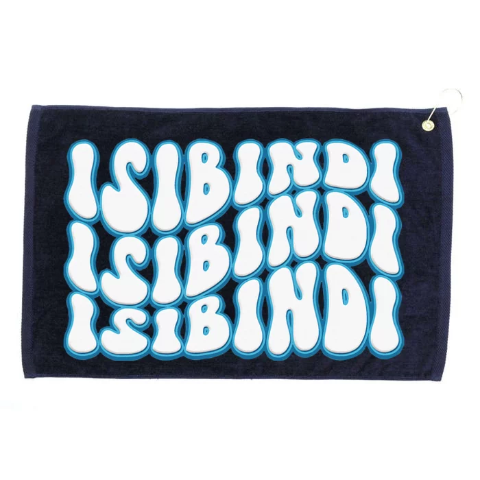 Isibindi Groovy Wavy Style School Spirit Wear Grommeted Golf Towel