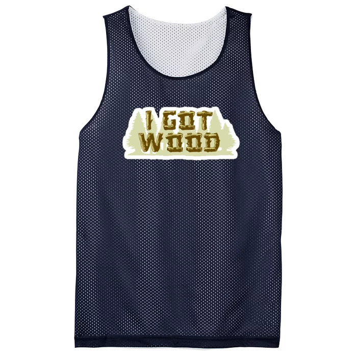 I Got Wood Mesh Reversible Basketball Jersey Tank