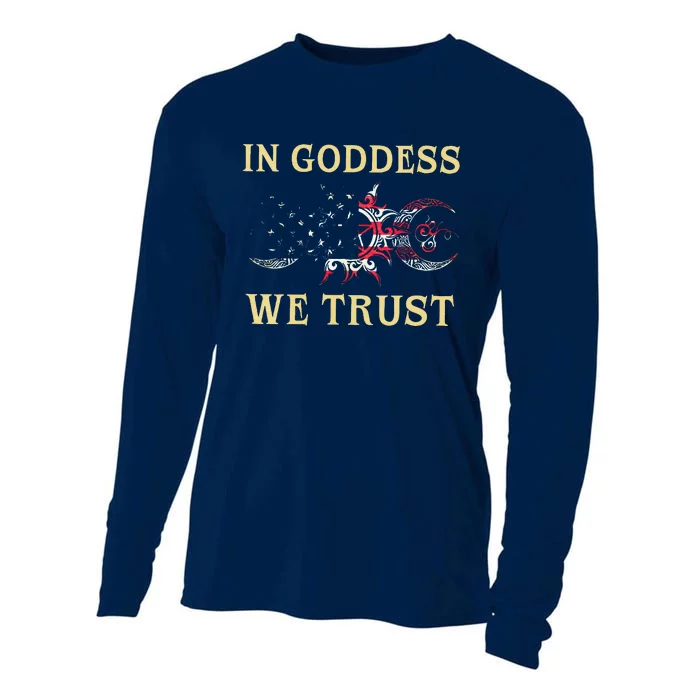 In Goddess We Trust Cooling Performance Long Sleeve Crew