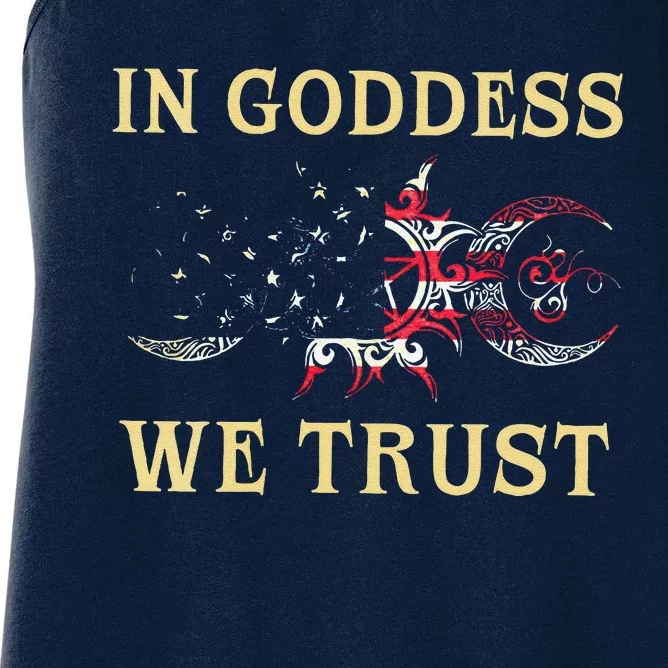 In Goddess We Trust Women's Racerback Tank