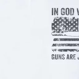 In God We Trust Guns Are Just A Backup Funny Gun Softstyle Adult Sport Polo