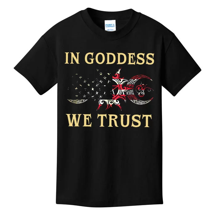 In Goddess We Trust Kids T-Shirt