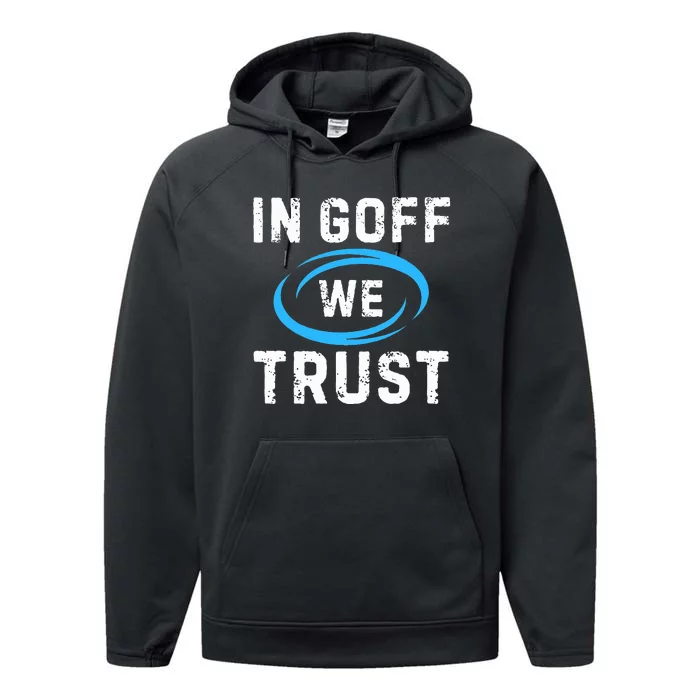 In G.O.F.F We Trust Performance Fleece Hoodie