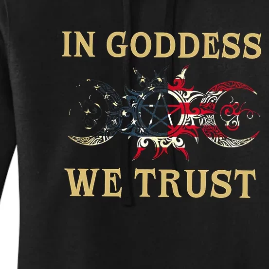 In Goddess We Trust Women's Pullover Hoodie