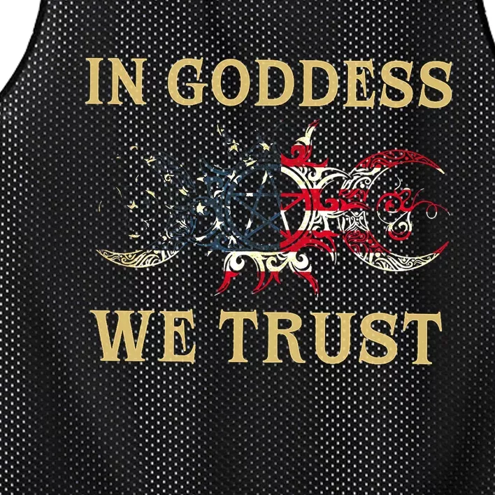 In Goddess We Trust Mesh Reversible Basketball Jersey Tank