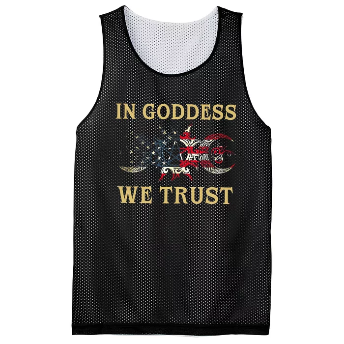 In Goddess We Trust Mesh Reversible Basketball Jersey Tank