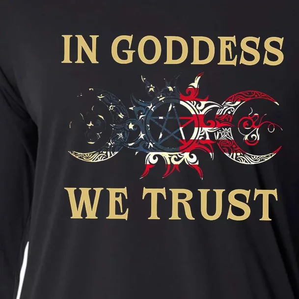 In Goddess We Trust Cooling Performance Long Sleeve Crew