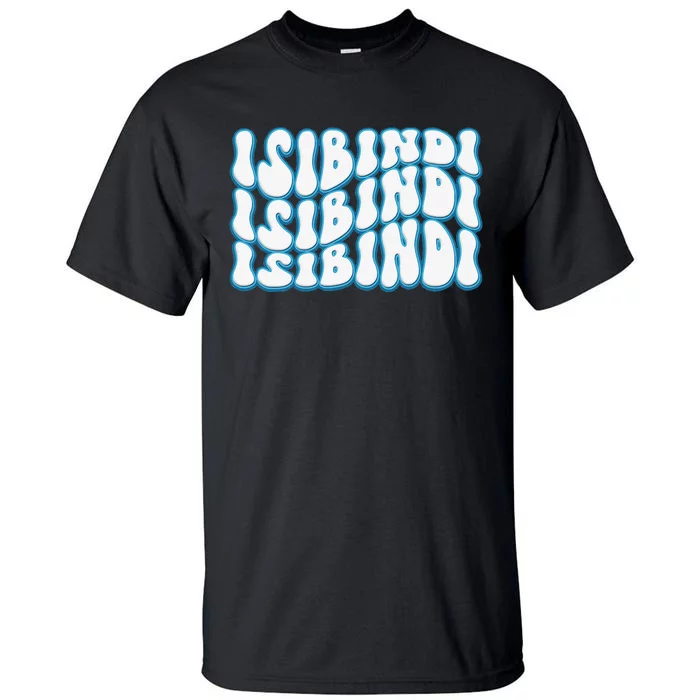 Isibindi Groovy Wavy Style School Spirit Wear Tall T-Shirt