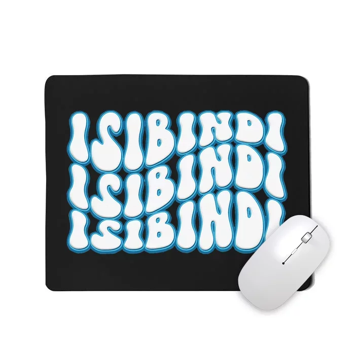 Isibindi Groovy Wavy Style School Spirit Wear Mousepad