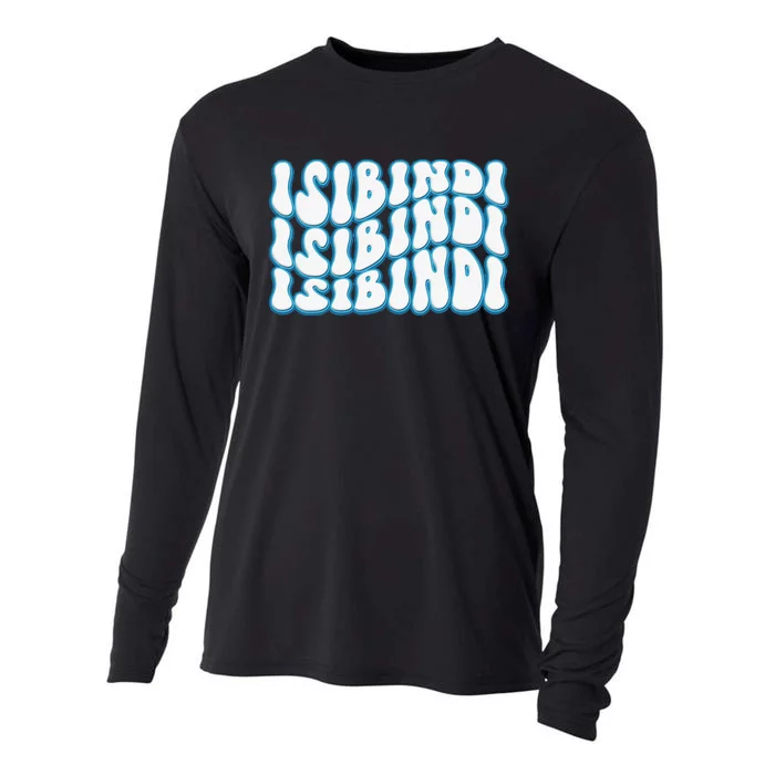 Isibindi Groovy Wavy Style School Spirit Wear Cooling Performance Long Sleeve Crew