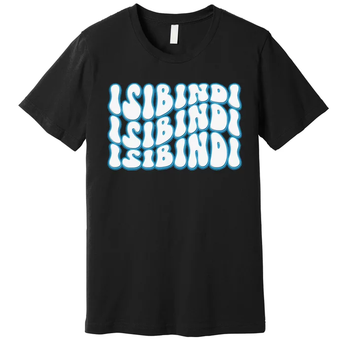 Isibindi Groovy Wavy Style School Spirit Wear Premium T-Shirt