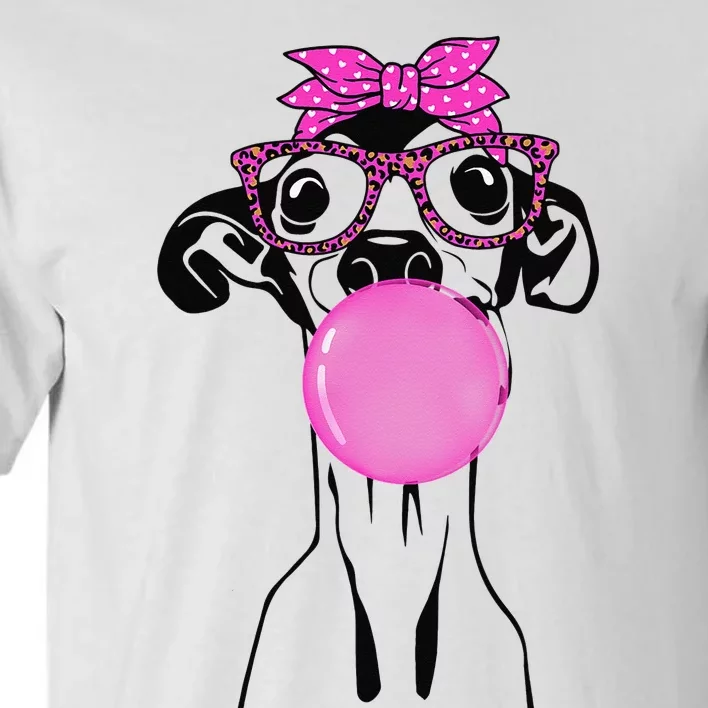 Italian Greyhound with bubble gum bandana glasses Tall T-Shirt