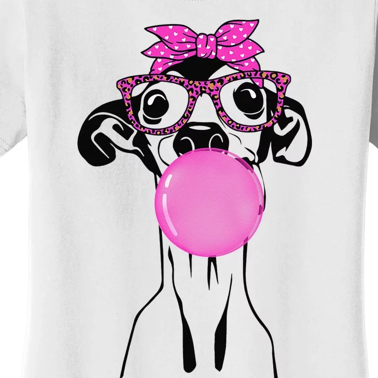 Italian Greyhound with bubble gum bandana glasses Women's T-Shirt