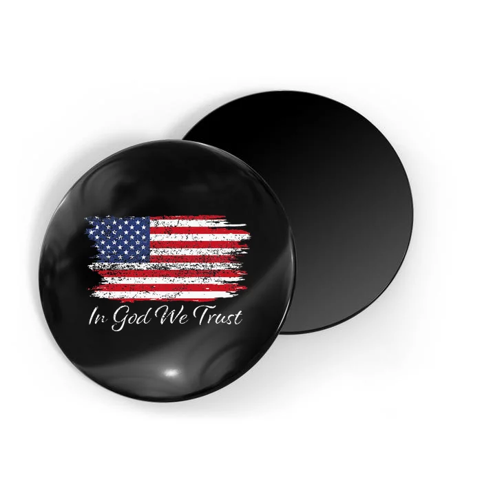 In God We Trust US Flag Patriotic Magnet