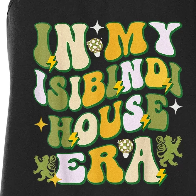 Isibindi Groovy Wavy Style School Spirit Wear Women's Racerback Tank