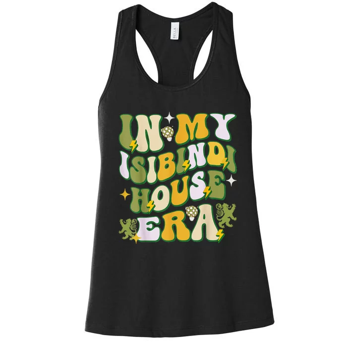 Isibindi Groovy Wavy Style School Spirit Wear Women's Racerback Tank