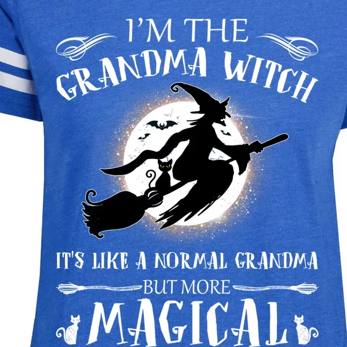 IM Grandma Witch Like A Normal Grandma But More Magical Cool Gift Enza Ladies Jersey Football T-Shirt