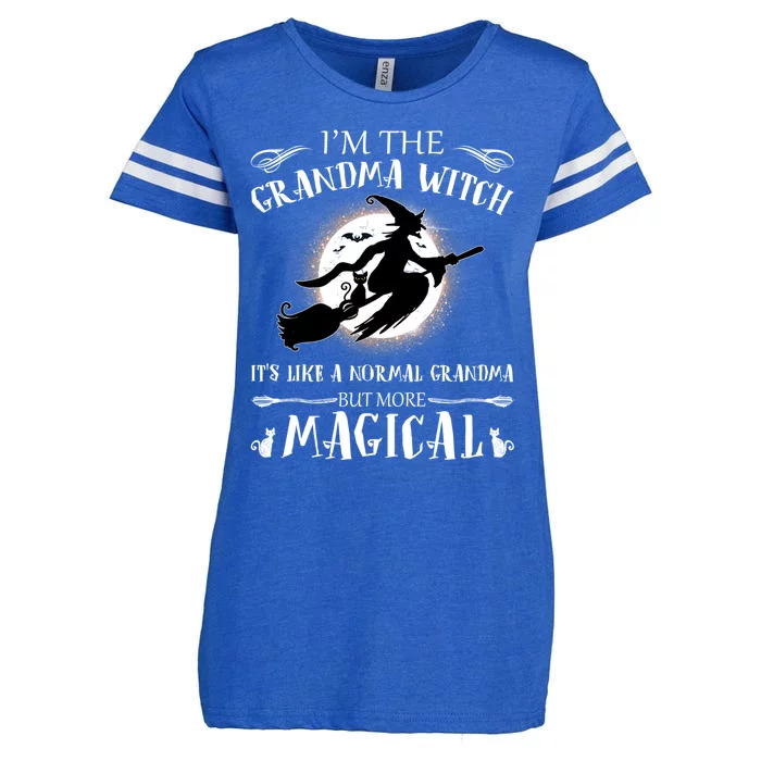 IM Grandma Witch Like A Normal Grandma But More Magical Cool Gift Enza Ladies Jersey Football T-Shirt