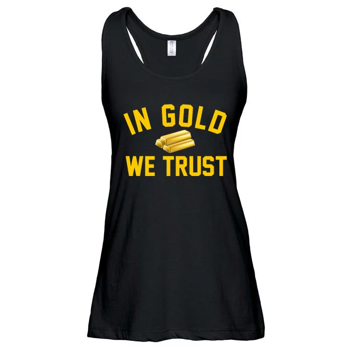 In Gold We Trust Ladies Essential Flowy Tank