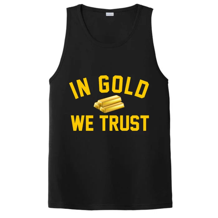 In Gold We Trust Performance Tank