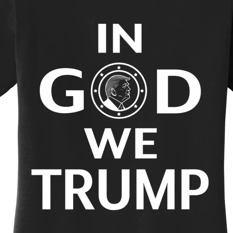 In God We Trust In Trump 2024 Support Premium Women's T-Shirt