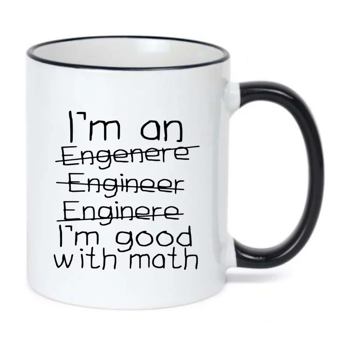 Im Good With Math Black Color Changing Mug