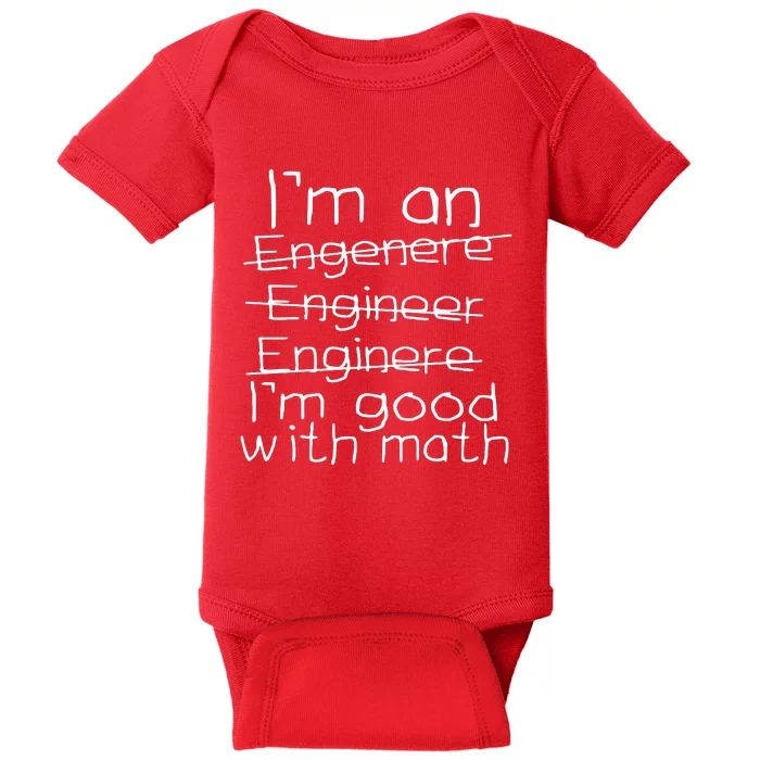 Im Good With Math Baby Bodysuit