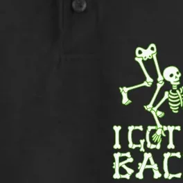 I Got Ya Back Skeleton Glowing In The Dark Dry Zone Grid Performance Polo