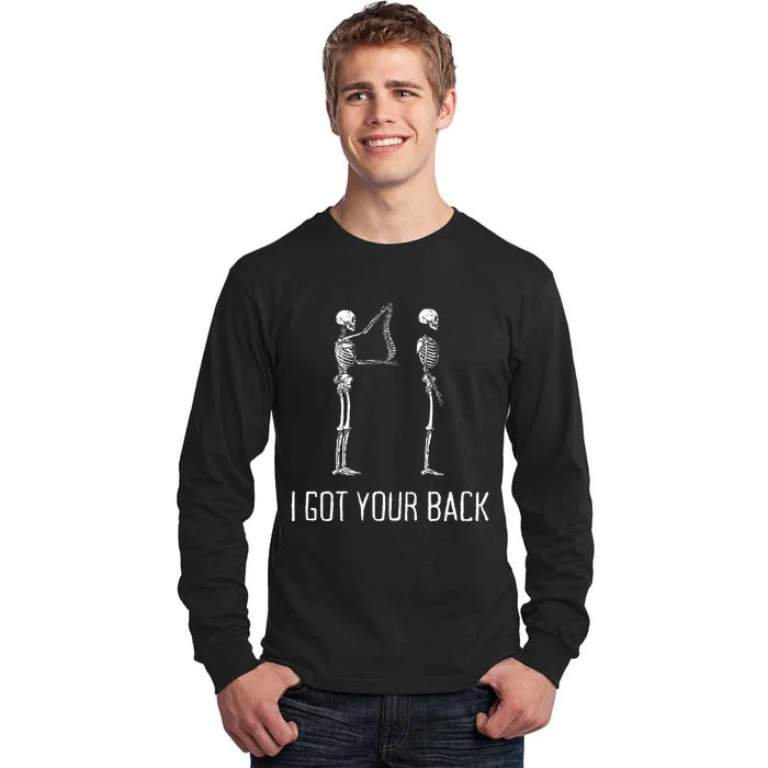 I Got Your Back Funny Skeleton Tall Long Sleeve T-Shirt