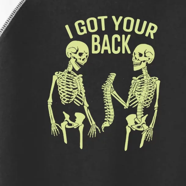 I Got Your Back Skeleton Skull Funny Sarcastic Toddler Fine Jersey T-Shirt