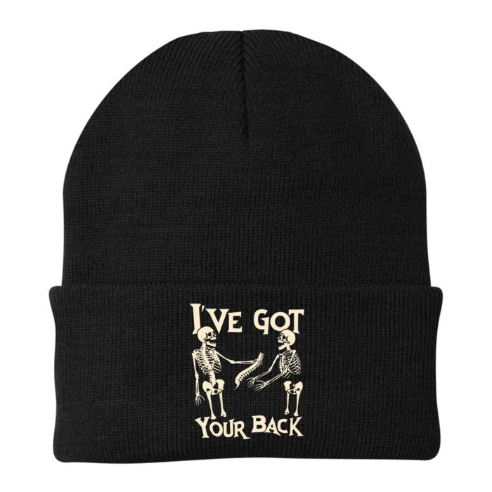 IVe Got Your Back Halloween Skeleton Skull Knit Cap Winter Beanie