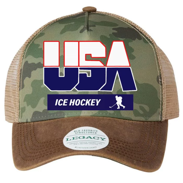 Ice Hockey 2024 Souvenir Usa Team Legacy Tie Dye Trucker Hat