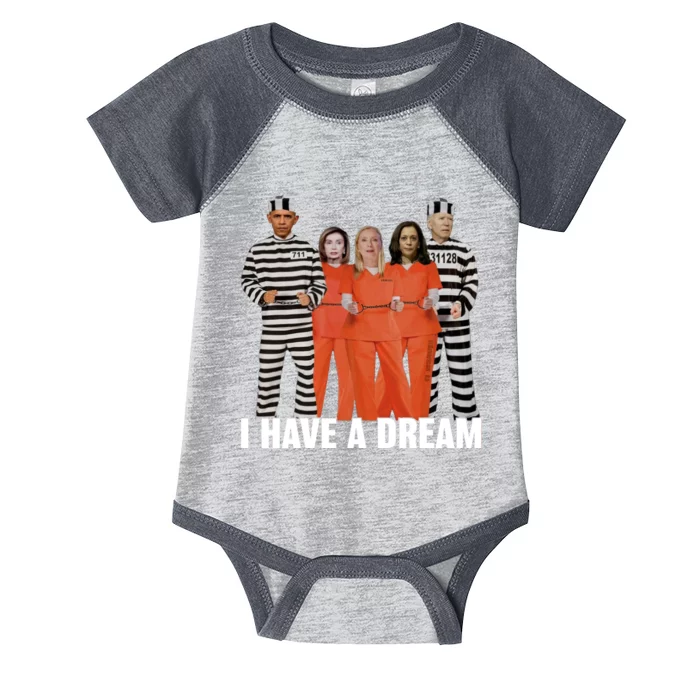 I Have A Dream Funny Infant Baby Jersey Bodysuit