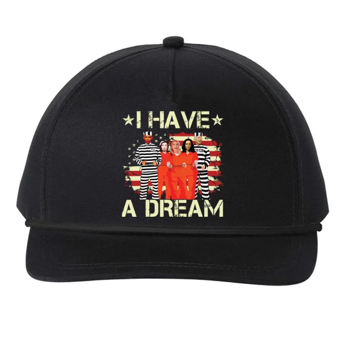 I Have A Dream Funny Biden Snapback Five-Panel Rope Hat