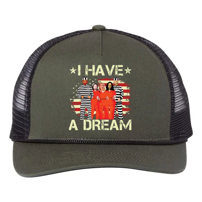 I Have A Dream Funny Biden Retro Rope Trucker Hat Cap