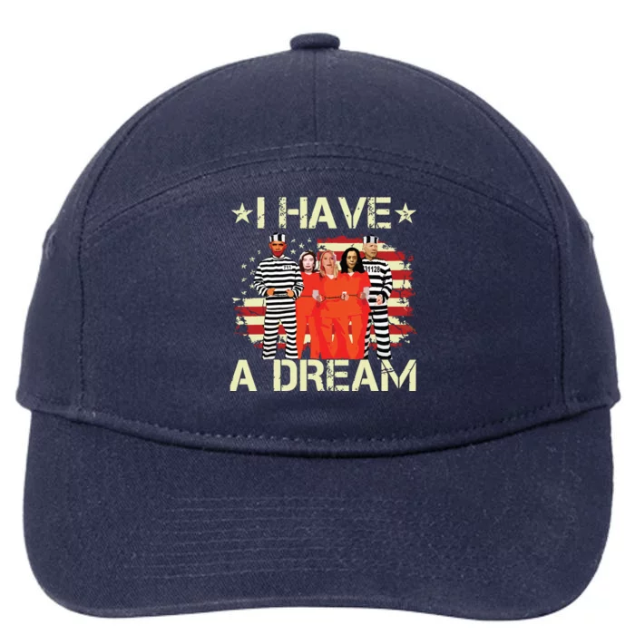 I Have A Dream Funny Biden 7-Panel Snapback Hat