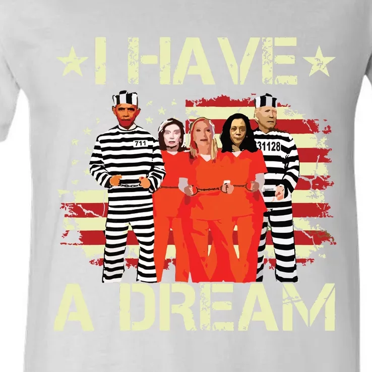 I Have A Dream Funny Biden V-Neck T-Shirt