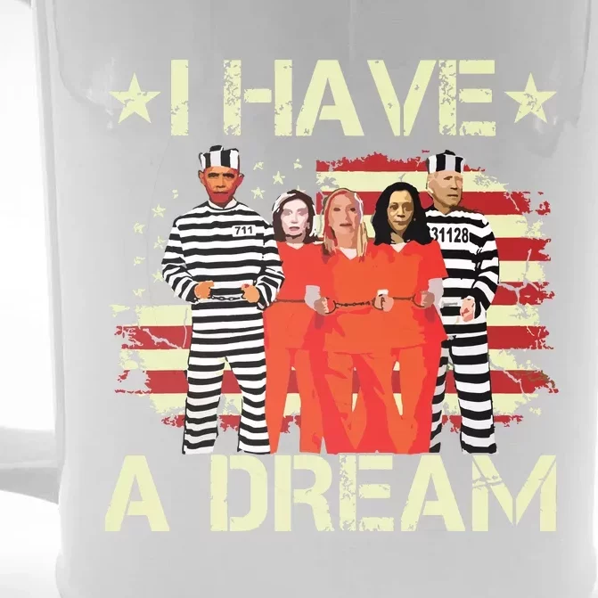 I Have A Dream Funny Biden Front & Back Beer Stein