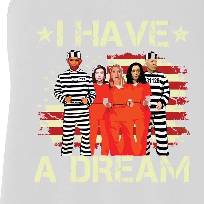 I Have A Dream Funny Biden Women's Racerback Tank