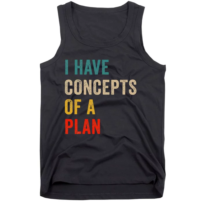 I Have A Concept Of A Plan Trump Harris Tank Top