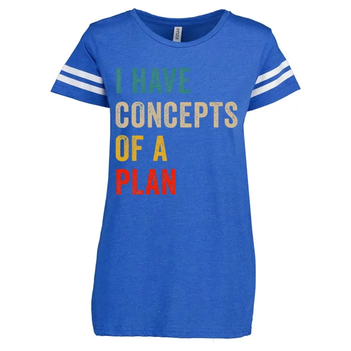 I Have A Concept Of A Plan Trump Harris Enza Ladies Jersey Football T-Shirt