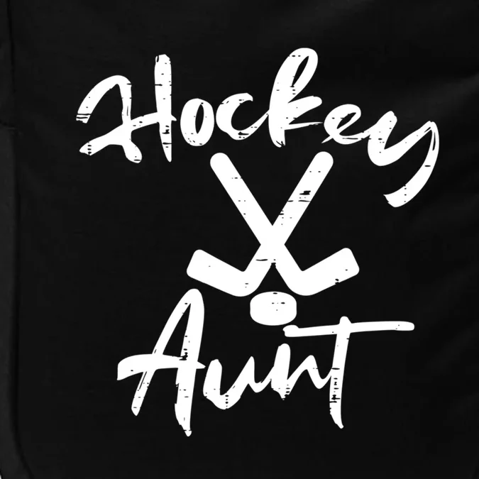 Ice Hockey Aunt Cute Mothers Day Aunty Auntie Nephew Gift Impact Tech Backpack