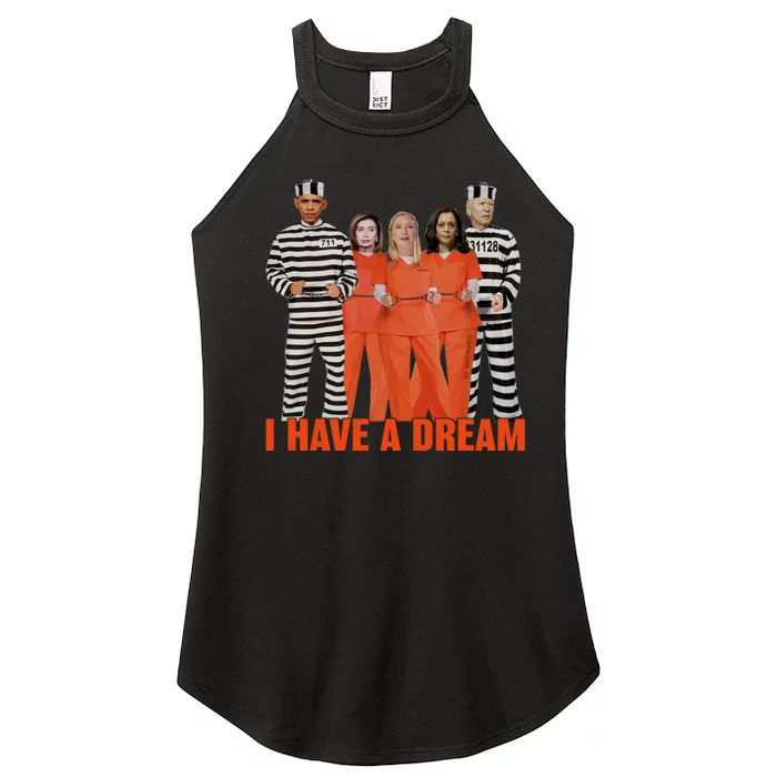 I Have A Dream Funny Women’s Perfect Tri Rocker Tank