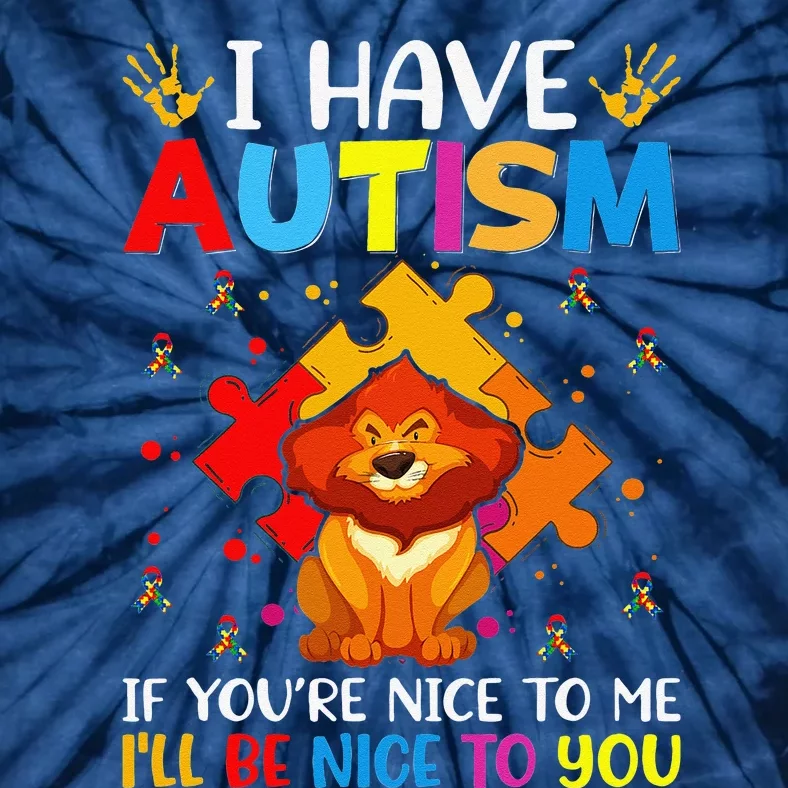 I Have Autism Autism Warriors ASD Autism Awareness Tie-Dye T-Shirt