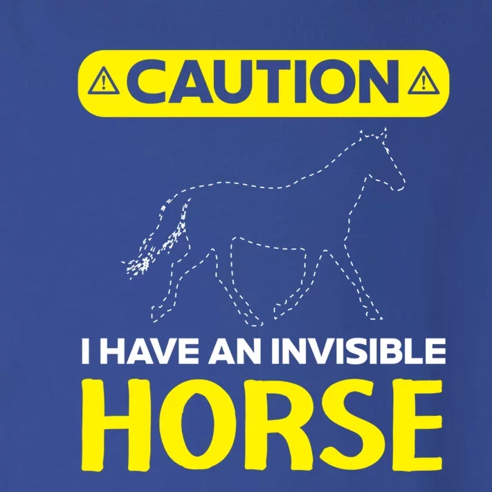 I Have An Invisible Horse Horseback Riding Equestrian Great Gift Toddler Long Sleeve Shirt