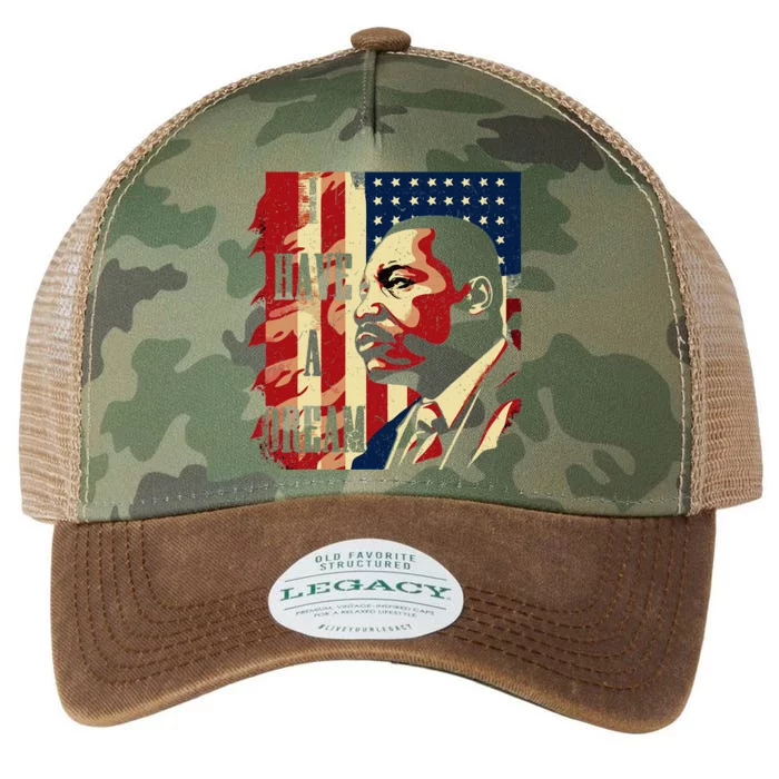 I Have A Dream Mlk Day Martin Luther King Day Legacy Tie Dye Trucker Hat