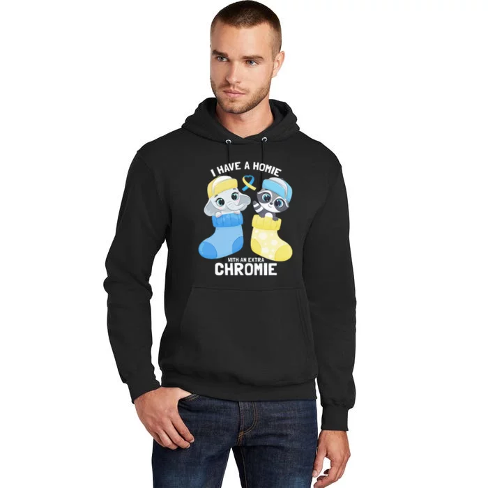 I Have A Homie With An Extra Chromie Elephant Raccoon Tall Hoodie